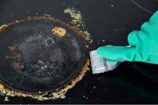 how to clean a hob easily