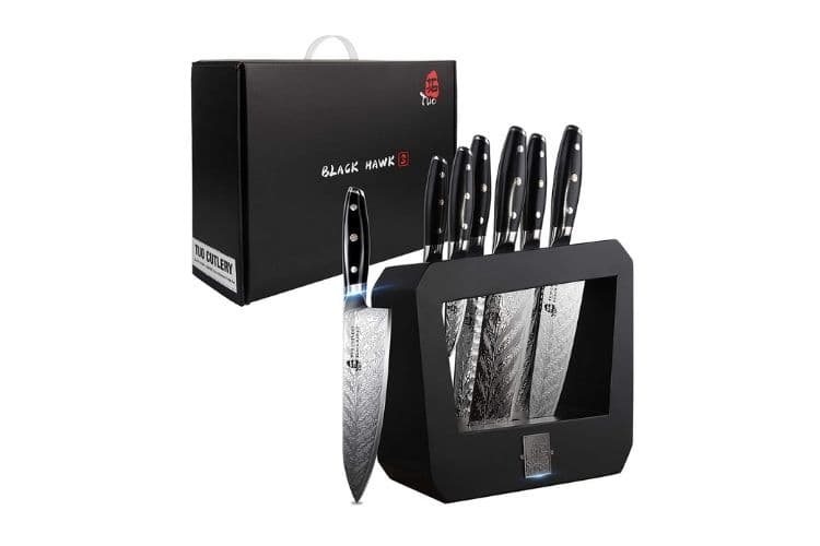 TUO G10 Black Hawk Series knife set