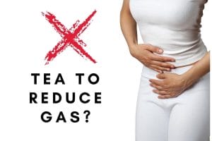 Drink tea to reduce gas